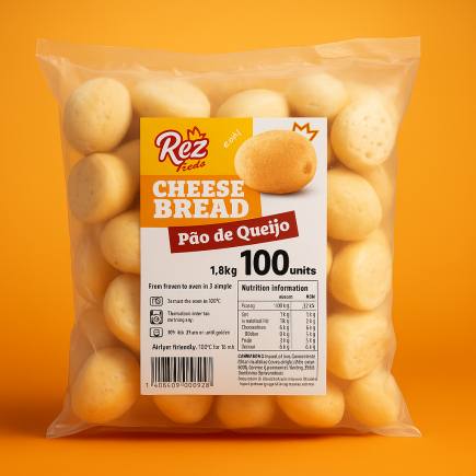 Pão de Queijo 100 unidades